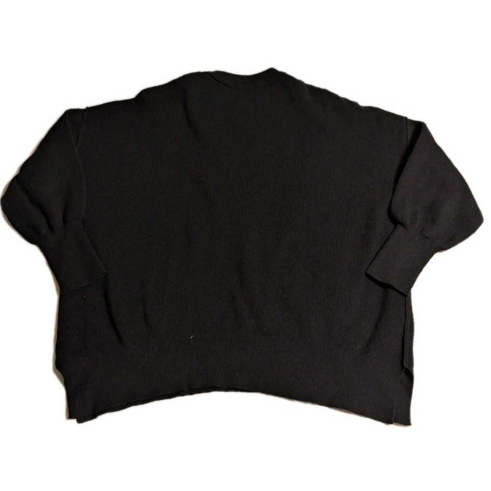 LILLUSORY Oversized Ribbed Sweater Bundle Womens M Black & Olive Crewneck - Picture 12 of 12